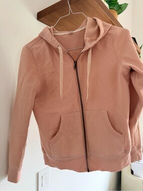 Old Navy Women's Dusty Rose Sherpa-Lined Zip Hoodie